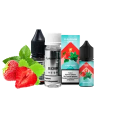 Набір для самозамішування рідини Flavorlab Ripe Strawberry Mint (Полуниця М'ята, 50 мг, 30 мл)