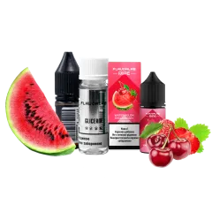 Набір для самозамішування рідини Flavorlab Ripe Watermelon Strawberry Cherry (Кавун Полуниця Вишня, 50 мг, 30 мл)