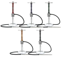 Кальян Totem Hookah Idol Purple noir (фиолетовый, полный комплект)