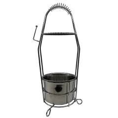 Кошик для вугілля Silver (Металевий)
