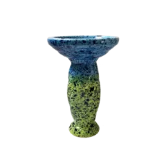 Глиняная чаша GrynBowls Spawn Green with Blue (Зелёный с Синим)