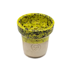 Глиняна чаша GrynBowls Accent White Yellow (Жовта)