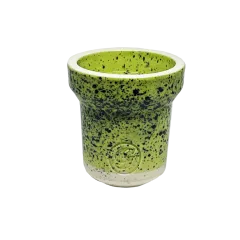 Глиняна чаша GrynBowls Accent White Light Green (Салатовий)