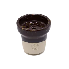 Глиняна чаша GrynBowls Accent White Brown (Коричневий)
