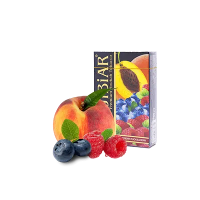 Табак Jibiar Raspberry peach blueberry (Малина персик черника, 50 г)