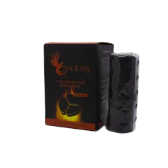 Кокосове вугілля для кальяну Phoenix Kaloud (0,25 кг, 18 шт, сегмент, без коробки)