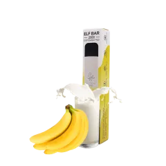 Elf Bar 2000 Banana Milk (Молочний Банан) Одноразовий POD