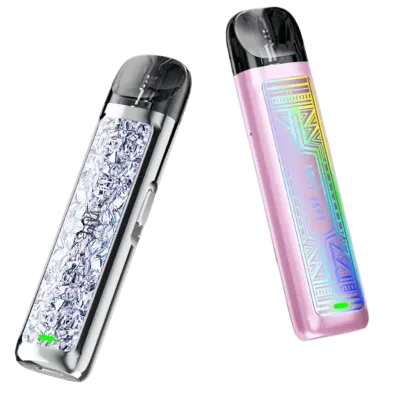 Lost Vape Ursa Nano 800 Velvet Silver (Металлик с разводами, с картриджем) Многоразовый POD