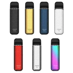 Smok Novo 3 800 Red Carbon Fiber (Красный карбон, с картриджем) Многоразовый POD