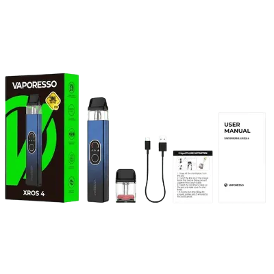 Vaporesso XROS 4 1000 Blue (Синій, з картриджем) Багаторазовий POD