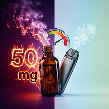 50 мг нікотину це скільки відсотків
