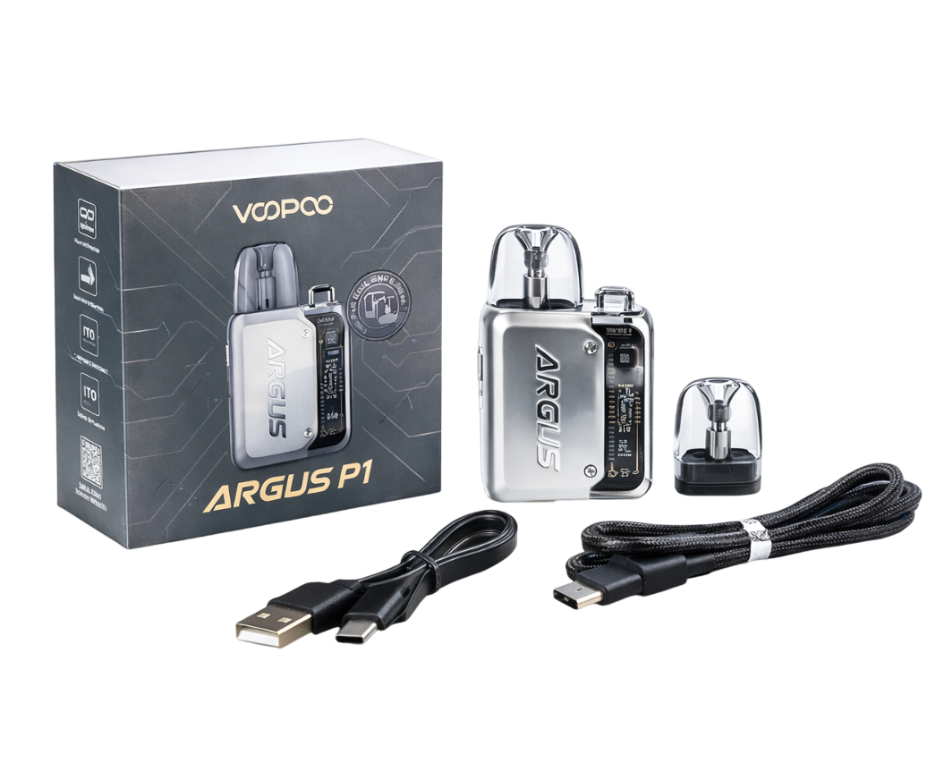 багаторазова електронна сигарета Voopoo Argus P1 800 Aqua Blue